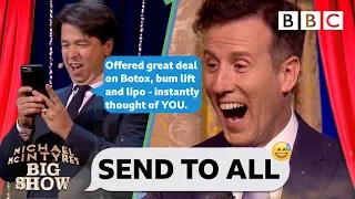 Strictly's Anton AGHAST as Michael McIntyre PRANK body shames his contacts💃😝 - Send To All