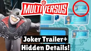 *MultiVersus JOKER Trailer + all Hidden Details!*