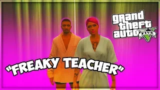 GTA 5 SCHOOL TWIN BROTHERS EP. 132 - FREAKY TEACHER  (GTA 5 SKITS)