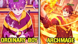 Ordinary Boy Was Reborn With A Huge Amount Of Magic & Instantly Become An Archmage - Manhwa Recap