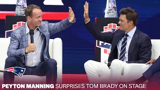 Peyton Manning Shares his Favorite Tom Brady Memories | Patriots Hall of Fame Ceremony
