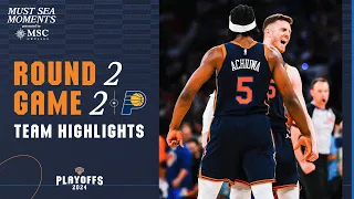 Knicks complete huge comeback to take Game 2! | Knicks vs Pacers | 2024 NBA Playoffs