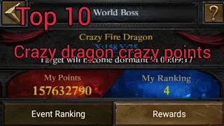 Clash of kings: how to rank top 10 in crazy fire dragon