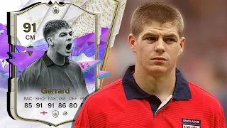 91 FUTURE STARS ICON GERRARD PLAYER REVIEW FC 24