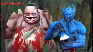 DOTA 2 | PUDGE AND NIGHT STALKER - "THE FRESH MEAT"