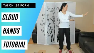 Tai Chi 24 Cloud Hands Step by Step - Upper, Lower & Entire Body Movements to Improve Coordination