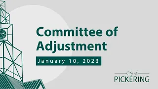 Committee of Adjustment