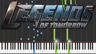 DC's Legends of Tomorrow - Main Theme | Piano Tutorial + Sheets