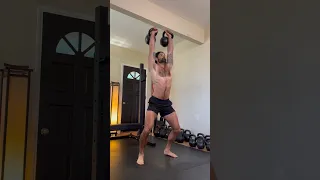 StrongFirst Plan 1050 Template 2: Double Kettlebell Clean and Jerk - 24kg