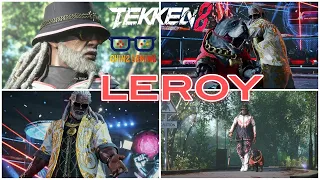Tekken 8  Gameplay  Character Episodes  LEROY!🔥😎