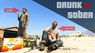 GTA V Drunk VS Sober | What's the difference