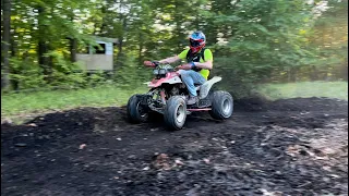 Warrior 350 and TRX 450er Circle Track Rips