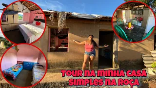 🏠TOUR NA MINHA CASA SIMPLES DA ROÇA 😍