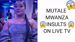 MUTALE MWANZA INSULTING ON LIVE TV