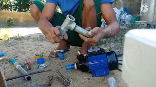 how to install 12 Volts solar water pump