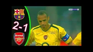 Barcelona vs Arsenal 2-1 - UCL Final 2006 - Highlights