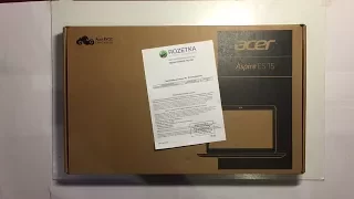 Распаковка Acer Aspire ES1-533-C3ZX из Rozetka.com.ua