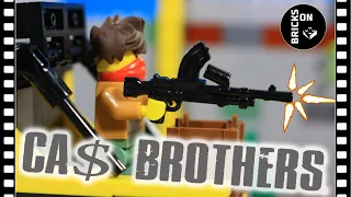 Ca$ Brothers Bank Escape Crazy Robbery Heist Bomb Lego City Police Chase Stop Motion Animation