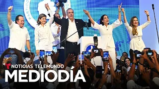 En República Dominicana se percibe alegría por la reelección de Abinader | Noticias Telemundo