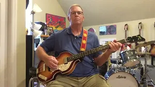 Beatles Hofner 500/1 Bass Cover - All My Lovin’