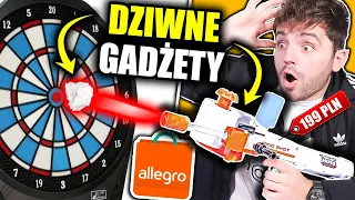 Testuje DZIWNE GADŻETY z Allegro! *wyrzutnia srajtaśmy*