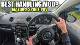 One Of The BEST HANDLING MODS For Your Car! | Mazda 2 Sport POV