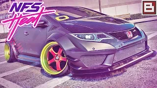 ТЮНИНГ Стенс - Honda Civic Type-R Stance - Bardison Дизайн-проект | NFS Heat Gameplay