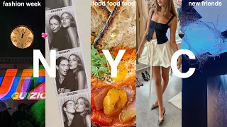 what new york fashion week is like | events, friends & fooood