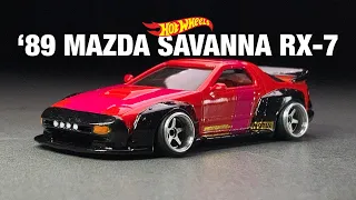 3D Print WideBody for ‘89 Mazda Savanna RX-7, Hotwheels Custom
