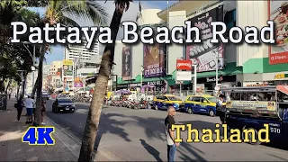 Паттайя сейчас 2024 Beach Road Таиланд (4K) #pattayabeachroad #thailand