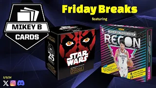 Friday Breaks 5.3.24 - Recon BKB, Star Wars Sapphire, Baseball Jerseys & Balls + Personals