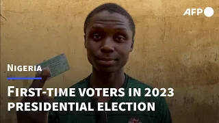 The Nigerians voting for the first time in the 2023 presidential election | AFP