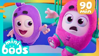 I Will Rescue My Friend! - Minibods | Mini Oddbods | Baby Oddbods | Funny Cartoons For Kids