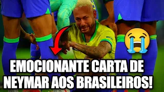 😭 VEJA A EMOCIONANTE CARTA QUE O NEYMAR FEZ SOBRE A DERROTA ONTEM!