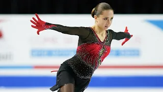 Камила Валиева. Произвольная программа .  Чемпионат Европы  2022 Kamila Valieva - Europeans  FS