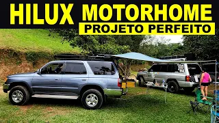 PROJETO COMPLETO DA HILUX SW4 MOTORHOME ARTESENAL 4X4