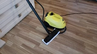 Мытьё ламината пароочистителем KARCHER