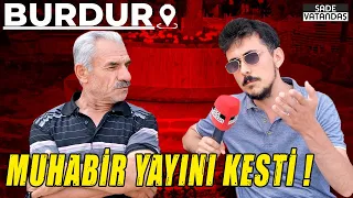 AKP'li Dayı Muhabiri Çıldırttı! Erdoğan İçin Afgan'ı Savundu! Burdur Sokak Röportajları