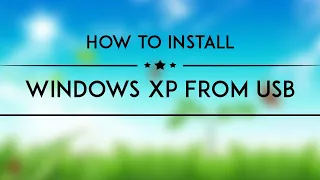 HOW TO INSTALL WINDOWS XP FROM USB WITH WINSETUPFROMUSB IN 2024