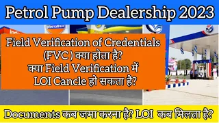 FVC for Petrol Pump Dealership 2023|Petrol Pump Advertisement|Petrol Pump Retail Outlet