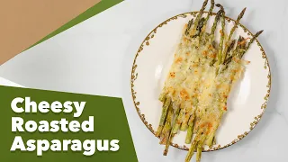 Keto Cheesy Roasted Asparagus Recipe