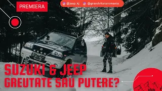 Off Road- Suzuki Grand Vitara & Jeep Cherokee | Greutate sau putere? |