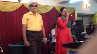 Thyagu & Viji sing Chandrodayam oru pennanadho...