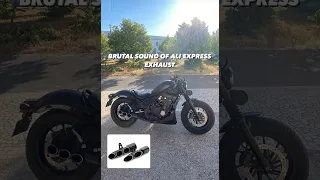 Brutal sound on Honda Rebel 500 💥🔥 #cruisermotorcycle #hondarebel #motorcycle #rebel500 #bobber