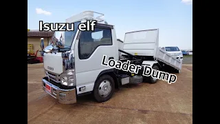 Isuzu elf ☆250☆ loader dump☆ tipper truck☆ NKR85☆ 2012☆ engine 4JJ1 walk around |ASMR