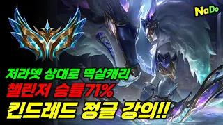 저라뎃도 감탄한 챌린저 승률71% 킨드레드 정글 사용법!!