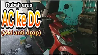 Rubah arus lampu mio AC ke DC (PASANG KIPROK TIGER)