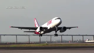 Aviões Pousando e Decolando no Aeroporto Santos Dumont: TAM, AZL, GOL - Feliz Natal BRASIL!!!