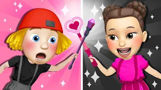 Pink VS Black Challenge Song 🖤💗 + More Kids Songs And Nursery Rhymes by Me Me Band