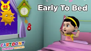 Early To Bed Early To Rise More 2D Animation Nursery Rhymes For Children